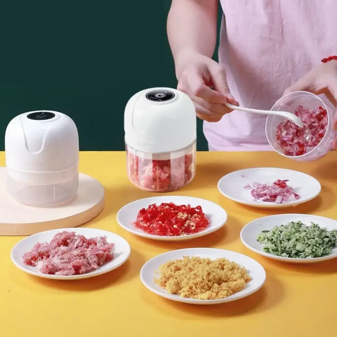 Mini Processador Alimentos Automático Sem Fio - Modern Casa