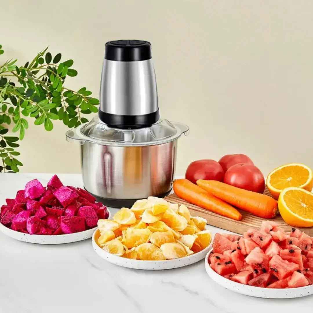 Moedor e Triturador Multifuncional em Aço Inox PowerChef 300 - Modern Casa