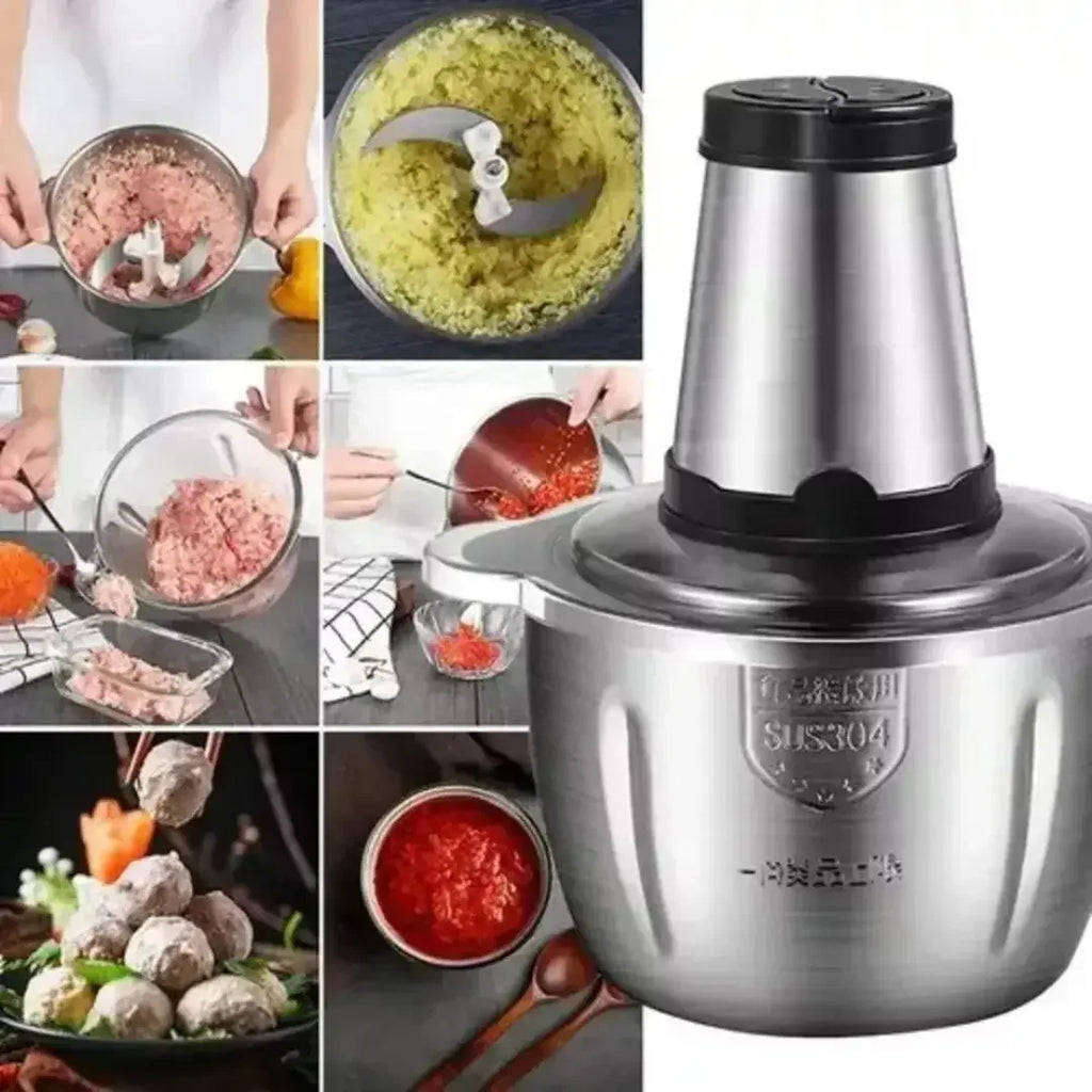 Moedor e Triturador Multifuncional em Aço Inox PowerChef 300 - Modern Casa