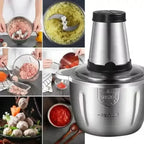 Moedor e Triturador Multifuncional em Aço Inox PowerChef 300 - Modern Casa