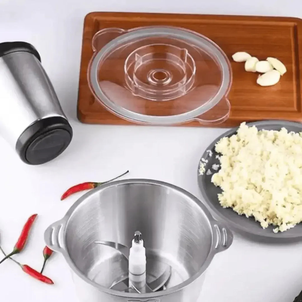 Moedor e Triturador Multifuncional em Aço Inox PowerChef 300 - Modern Casa