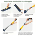 Mop de Limpeza Flat Slim 360º + Balde Retrátil - Modern Casa