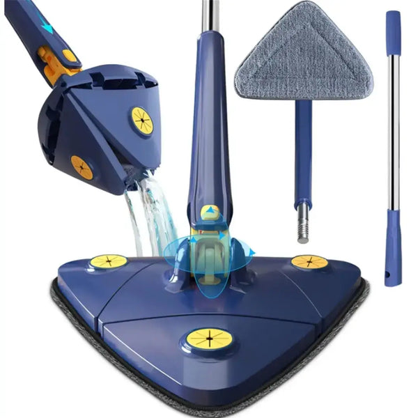 Mop de Limpeza Triangular 360° + Refil