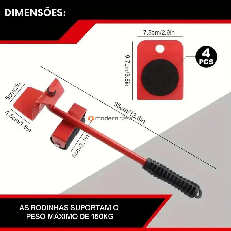 Movedor e Levantador para Móveis 