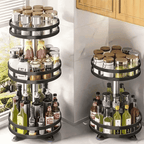 Organizador De Condimentos e Porta Temperos Rotativo - Modern Casa