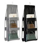 Organizador De Bolsas Multiuso Com Cabide Para Guarda Roupas - Modern Casa