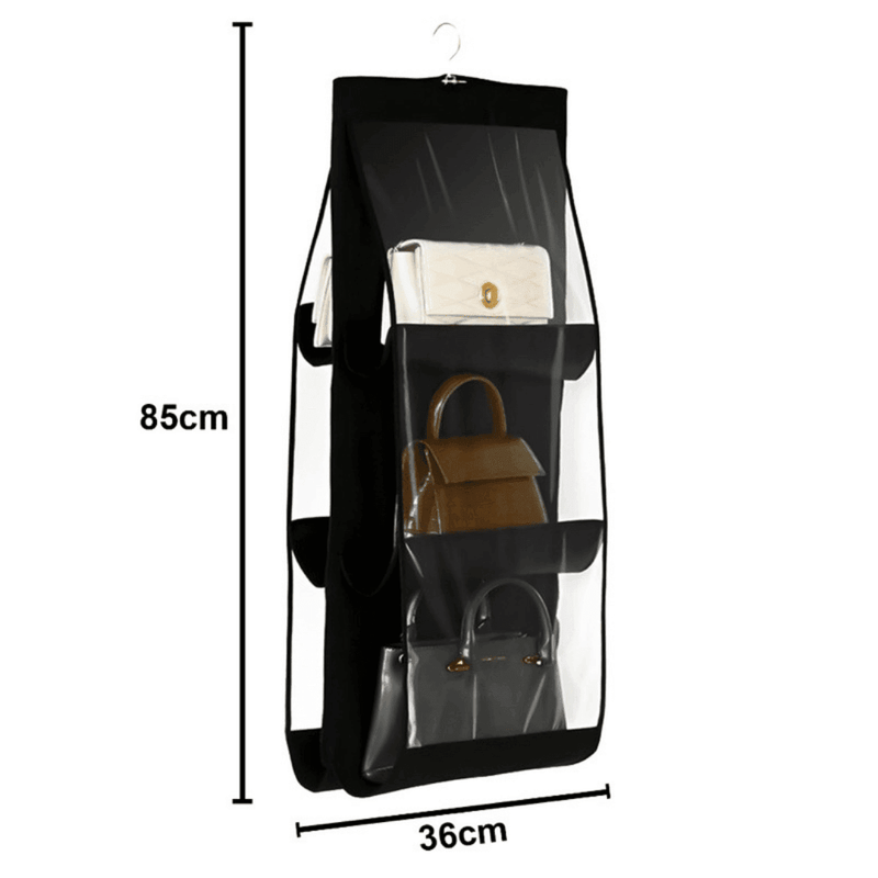 Organizador Multiuso De Bolsas Com Cabide Para Guarda Roupas - Modern Casa