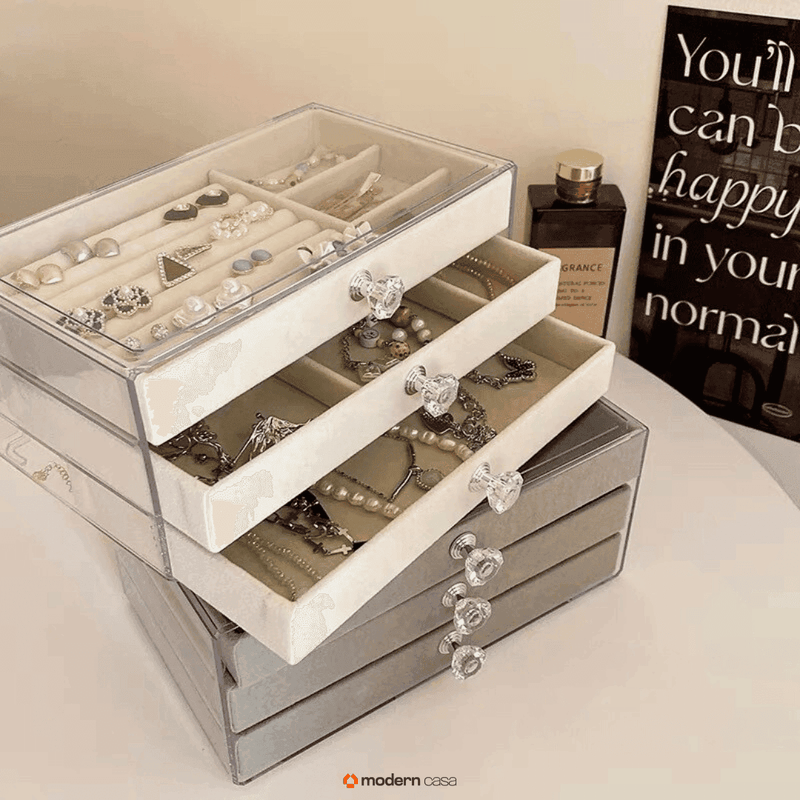 Organizador de Jóias Acrílico 3 Camadas - Modern Casa