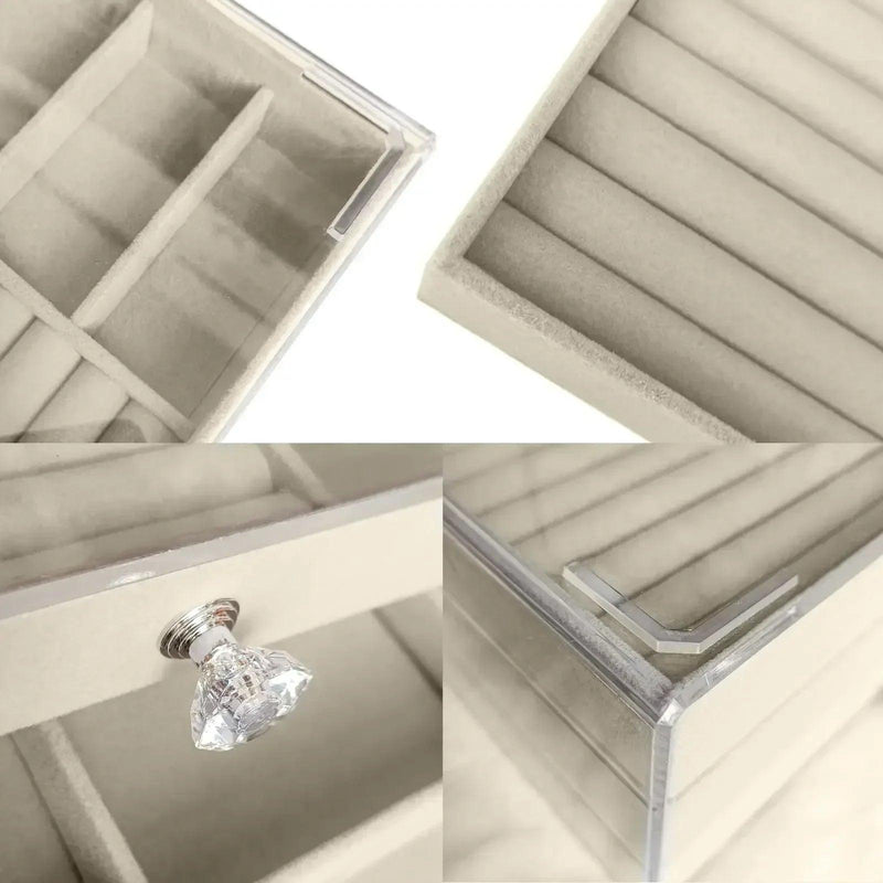 Organizador de Jóias Acrílico 3 Camadas - Modern Casa