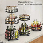 Organizador de Temperos e Condimentos Rotativo