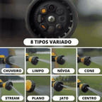 Pistola de Alta Pressão com Espuma 8 em 1 - Modern Casa