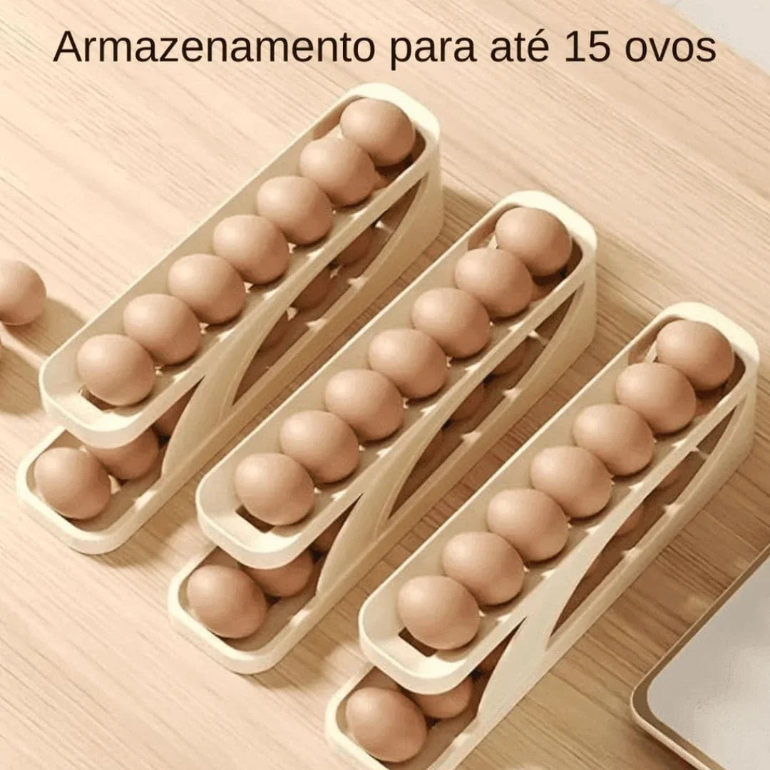 Porta Ovos de Rolagem Automática (COMPRE 2 LEVE 3) - Modern Casa