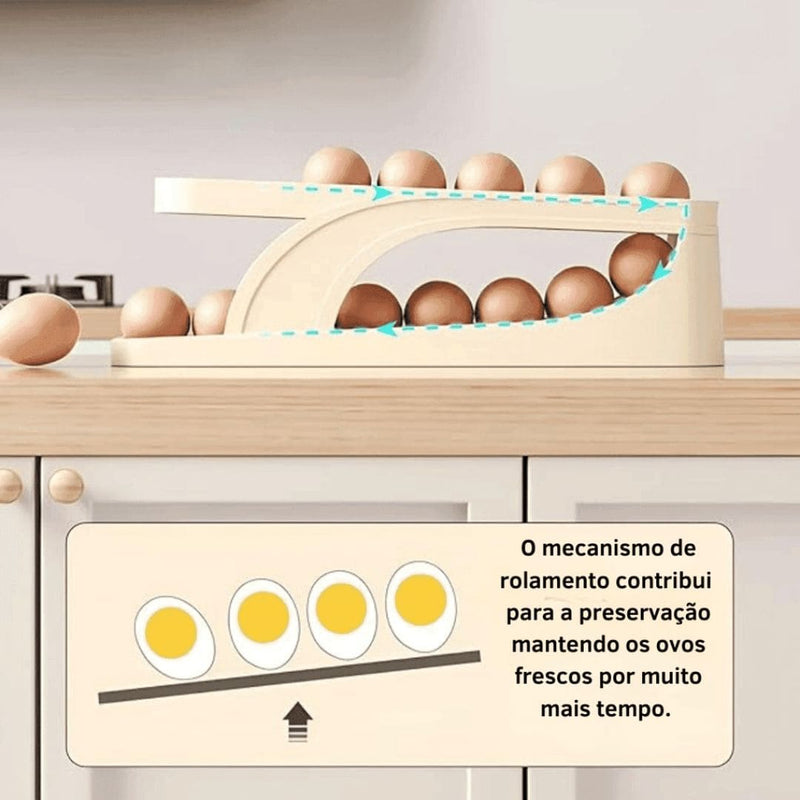 Porta Ovos de Rolagem Automática (COMPRE 2 LEVE 3) - Modern Casa
