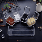 Porta Temperos e Condimentos Acrílico 4 Potes Organizadores - Modern Casa