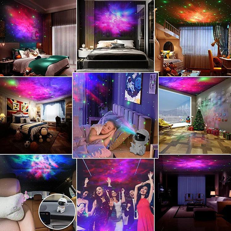 Projetor Astronauta de Galáxia Led - SpaceVision - Modern Casa
