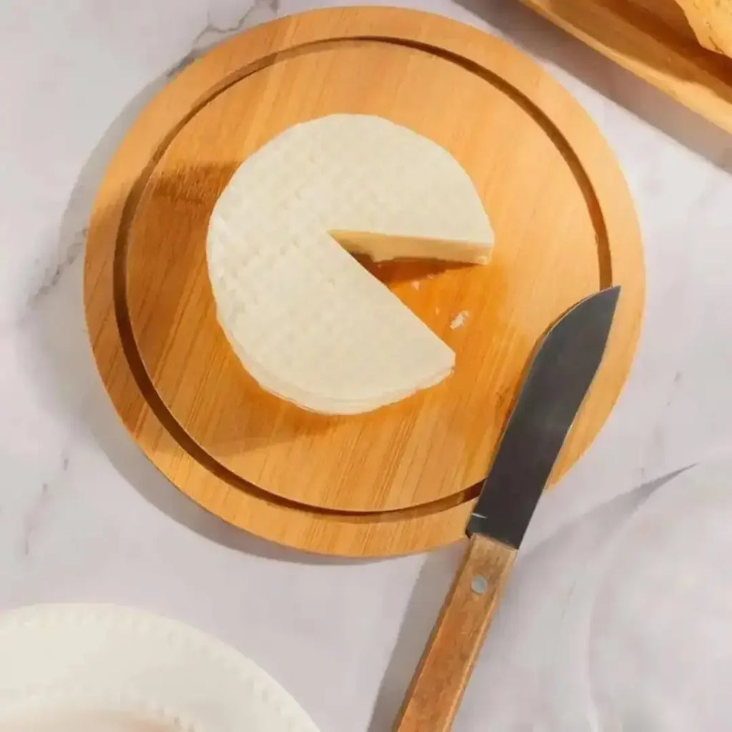 Queijeira de Bambu Com Tampa - Modern Casa