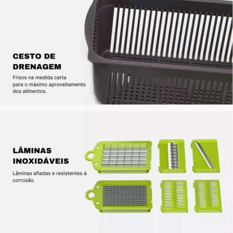 Cortador de Leguminosas e Fatiador com Lâmina de Aço!  - Modern Casa