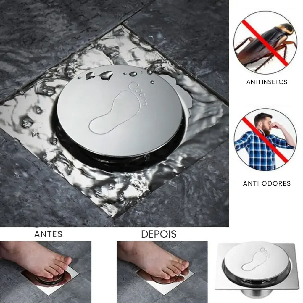 Ralo Click Inteligente Inox - Modern Casa