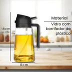 Porta Azeite de Vidro 2 em 1 Spray e Borrifador - Modern Casa