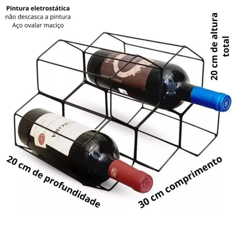 Suporte Adega de Vinho Aramado