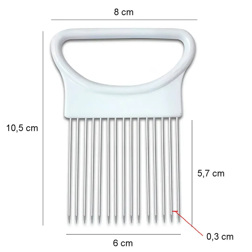 Suporte De Corte De Cebola Em Aço Inoxidável - Modern Casa