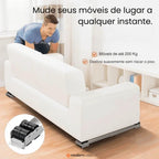 Suporte Para Pesos Com Rodinhas Ajustáveis - Modern Casa