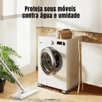 Suporte Para Pesos Com Rodinhas Ajustáveis - Modern Casa