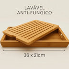 Tábua Migalheira em Bambu 2 em 1 - Modern Casa