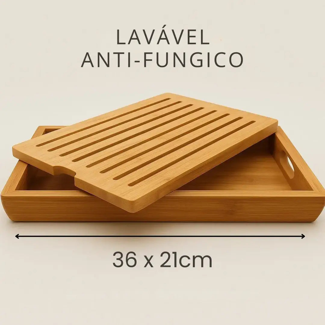 Tábua Migalheira em Bambu 2 em 1 - Modern Casa