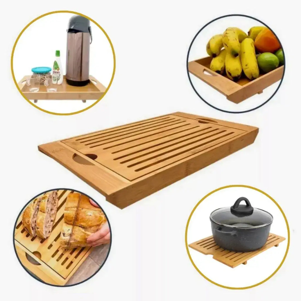 Tábua Migalheira em Bambu 2 em 1 - Modern Casa