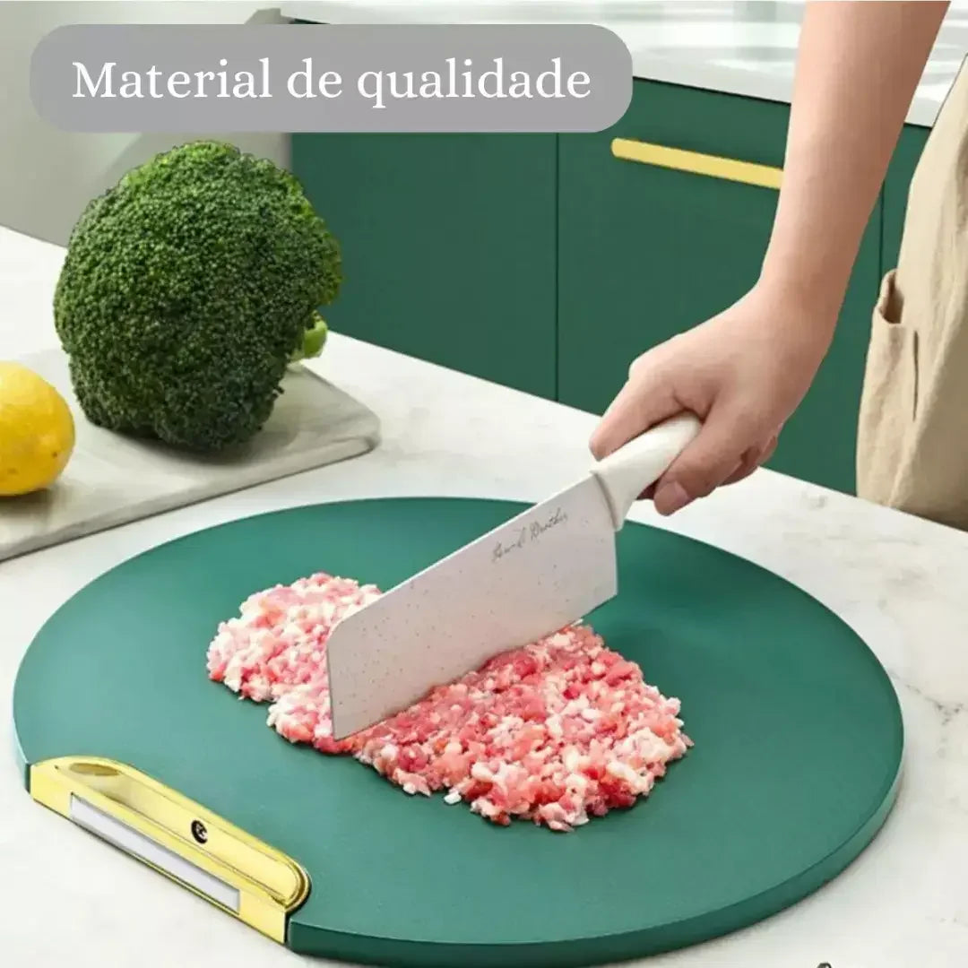 Tábua de Corte Antiderrapante À Prova De Mofo Com Suporte - Modern Casa