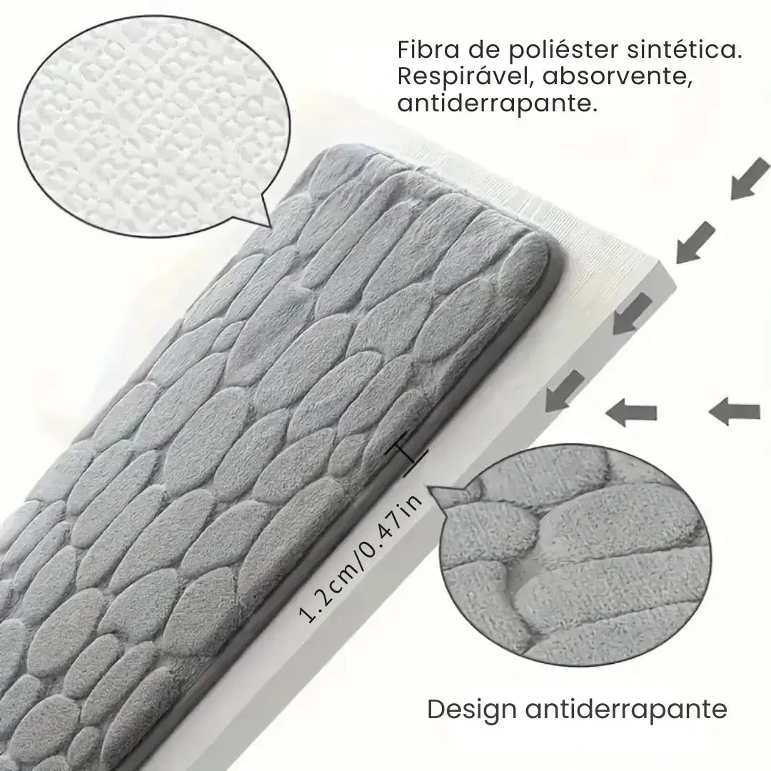 Tapete Antiderrapante Para Banheiro Alta Absorção - Modern Casa