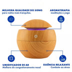 Umidificador Ultrassônico USB Madeira