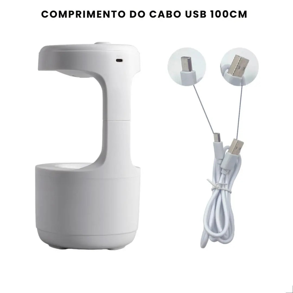 Umidificador e Difusor Gotas Anti Gravidade - Modern Casa