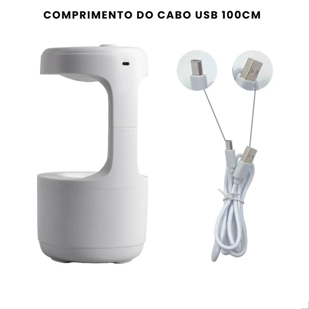 Umidificador e Difusor Gotas Anti Gravidade - Modern Casa