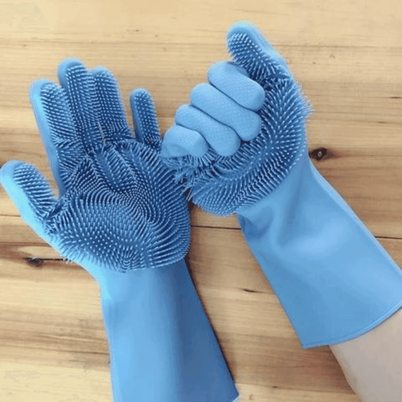 Luva Mágica Silicone para Lavar Louça - Multiuso - Modern Casa